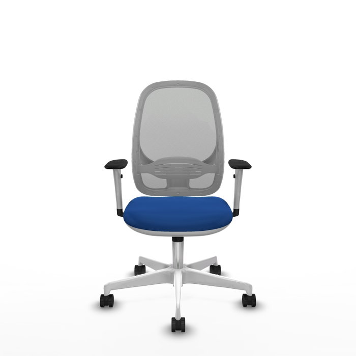 PIQUERAS Y CRESPO Silla de oficina Cilanco Azul y Gris con mecanismo Sincro PIQUERAS Y CRESPO Silla de oficina Cilanco Azul y Gris con mecanismo Sincro