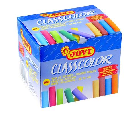 Jovi Tizas Classcolor School Antipolvo Redondas Colores Surtidos Caja 100 Ud Jovi Tizas Classcolor School Antipolvo Redondas Colores Surtidos Caja 100 Ud