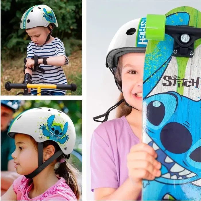 Disney Casco STITCH DIS3496276261028 Circunferencia 53/57cm Ventilación Interna Espuma Comodidad