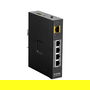D-Link Switch Industrial DIS-100G, 5 Puertos Gigabit Ethernet (4x PoE+), Montaje en Rail DIN, No Administrado