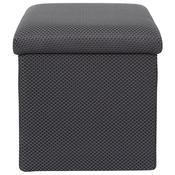 Home Deco Factory Puf Plegable Atom Gris 38x38x38 cm Estructura Madera MDF Tapizado Poliéster Home Deco Factory Puf Plegable Atom Gris 38x38x38 cm Estructura Madera MDF Tapizado Poliéster