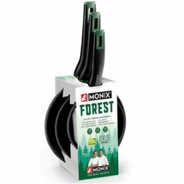 Juego de Sartenes Monix FOREST M501236 Negro Aluminio