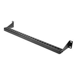 Startech Barra 1U de Amarre Horizontal para Gestión de Cables en Rack 19" Profundidad Ajustable Guía Horizontal