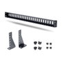 StarTech.com Barra 1U de Amarre Horizontal para Gestión de Cables en Rack de Profundidad Ajustable