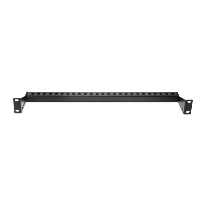 StarTech.com 12S-CABLE-LACING-BAR - Barra Horizontal de Gestión de Cables 1U para Rack de 19" - Profundidad Ajustable (40-96mm) - Guía para Cableado, Negro, Acero