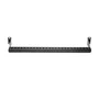 StarTech.com 12S-CABLE-LACING-BAR - Barra Horizontal de Gestión de Cables 1U para Rack de 19" - Profundidad Ajustable (40-96mm) - Guía para Cableado, Negro, Acero