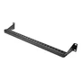 StarTech.com 12S-CABLE-LACING-BAR - Barra Horizontal de Gestión de Cables 1U para Rack de 19" - Profundidad Ajustable (40-96mm) - Guía para Cableado, Negro, Acero