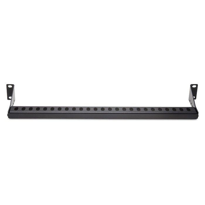 Startech Barra 1U de Amarre Horizontal para Gestión de Cables en Rack 19" Profundidad Ajustable Guía Horizontal