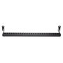 Startech Barra 1U de Amarre Horizontal para Gestión de Cables en Rack 19" Profundidad Ajustable Guía Horizontal