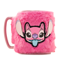 PYRAMID Taza funda de peluche Angel Disney 440ml Cerámica con funda de Nylon Apta microondas y lavavajillas