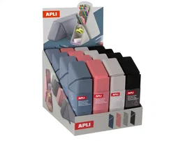 Apli Estuche Portatodo Silicona Up North Convertible Expositor 16 Unidades Colores Surtidos