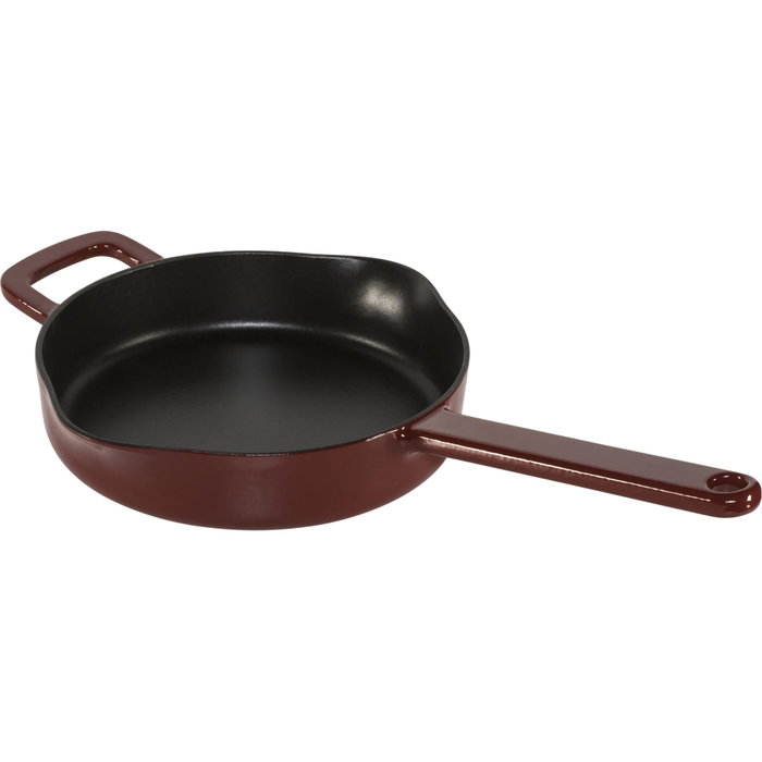 Fissler Moments Collection Sartén de Hierro Fundido 24 cm Rojo Burdeos