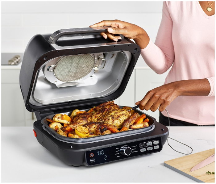 Ninja Foodi Max Pro AG651EU Freidora de Aire y Contact Grill Negro