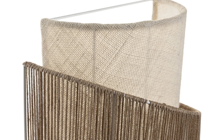 DKD Home Decor Lámpara Aplique Urban Marrón Crudo Metal Yute Pared 17 x 40 x 34 cm DKD Home Decor Lámpara Aplique Urban Marrón Crudo Metal Yute Pared 17 x 40 x 34 cm