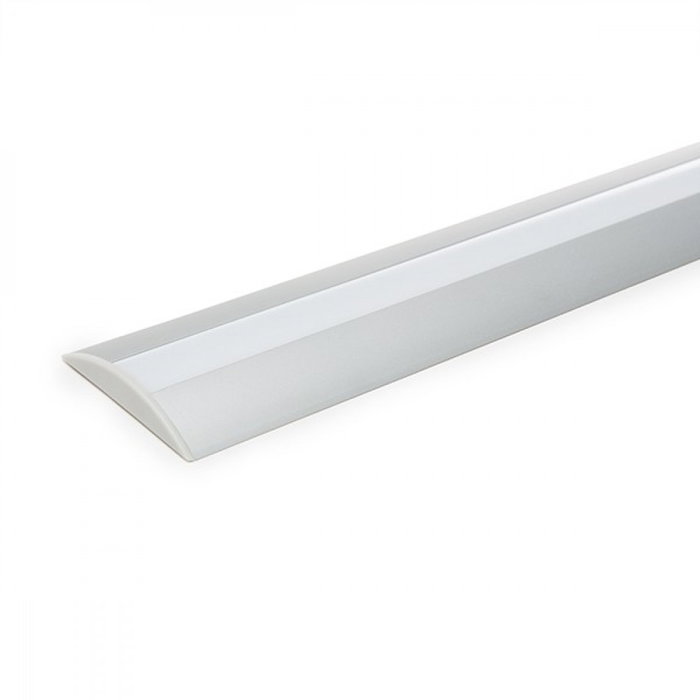 Greenice Perfil de Aluminio para Tira LED con Difusor Opal de 2M Greenice Perfil de Aluminio para Tira LED con Difusor Opal de 2M