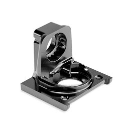 Italiana Ferramenta SP19 Soporte Cazoleta Tornillo Euro Acabado Níquel Negro Espesor 19