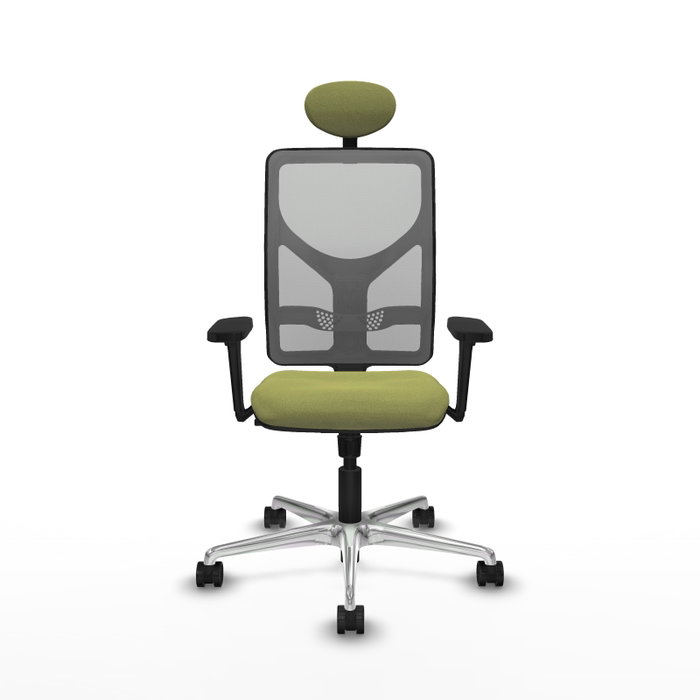 PIQUERAS Y CRESPO Silla de oficina Motilla con mecanismo Sincro, Verde oliva y Gris PIQUERAS Y CRESPO Silla de oficina Motilla con mecanismo Sincro, Verde oliva y Gris