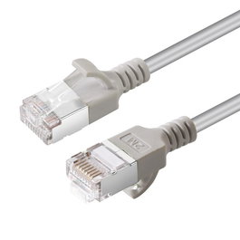 MicroConnect Cable de Red CAT6A U-FTP Slim LSZH 0.50m Gris