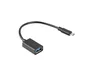 Lanberg AD-OTG-UM-01 Adaptador USB OTG 0.15m Micro-USB A (Macho) a USB A (Hembra), USB 2.0, 480 Mbit/s, Negro