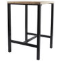 Home Deco Factory Juego De Mesa Con 2 Taburetes Loka Industrial