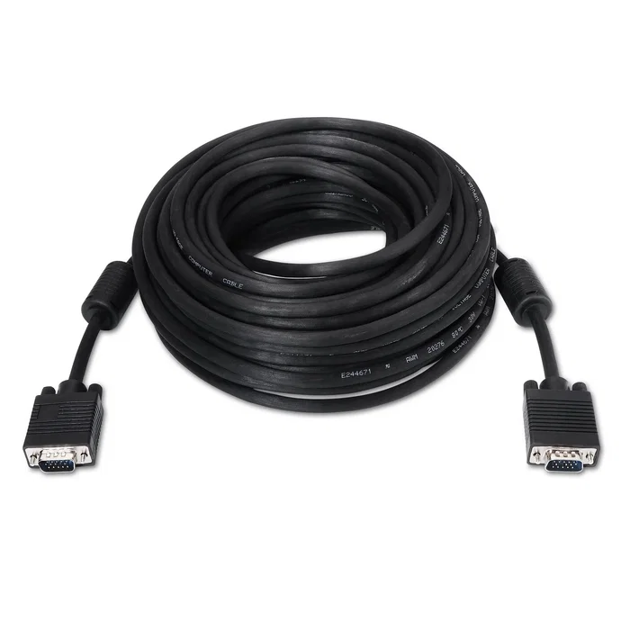Aisens Cable SVGA con Ferrita 10m HDB15 Macho-HDB15 Macho Negro A113-0074 Aisens Cable SVGA con Ferrita 10m HDB15 Macho-HDB15 Macho Negro A113-0074