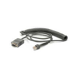 Motorola Cable Serie RS-232, DB-9 Macho/Macho, 2.7 m, Gris