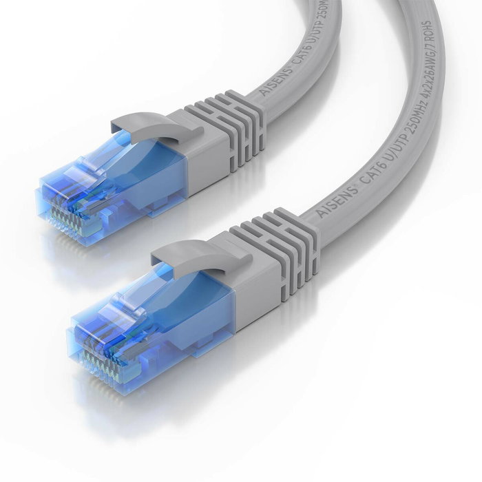 AISENS Cable de red Cat.6 UTP AWG26 CCA 15m Gris