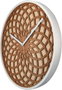 Nextime Reloj de Pared Sun Large 3149BE Blanco y Marrón
