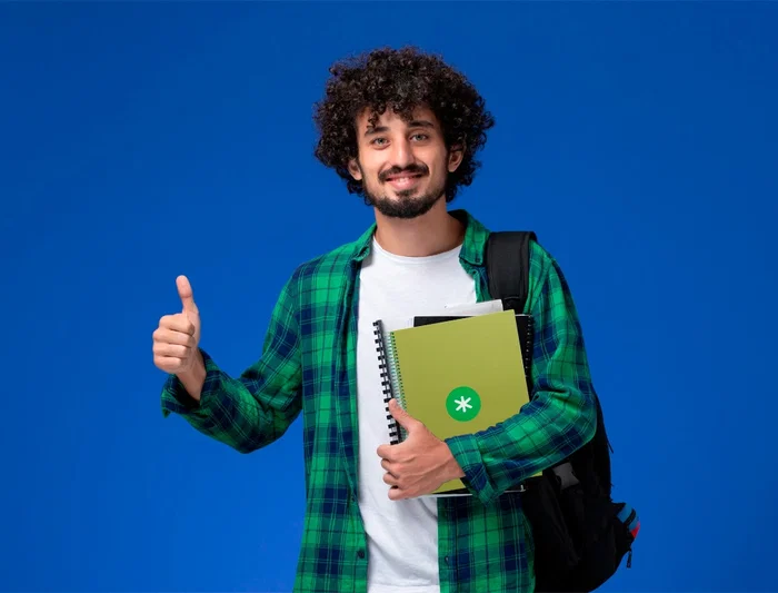 Antartik Cuaderno Espiral A4 Micro Tapa Forrada 80 Hojas 90gr Cuadro 5mm Verde