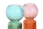 DKD Home Decor Decoración Luminosa LED Surtida Azul y Terracota