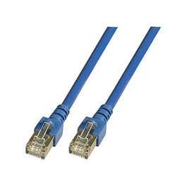 EFB Elektronik Patchkabel RJ45 SF/UTP Cat.5e 3m Azul