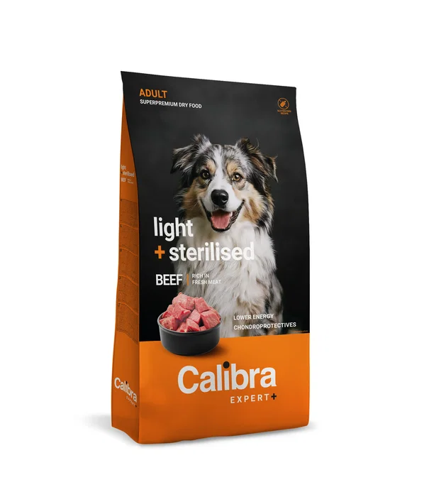 Calibra Dog Expert+ Adult Light & Sterilised Ternera 12kg Calibra Dog Expert+ Adult Light & Sterilised Ternera 12kg
