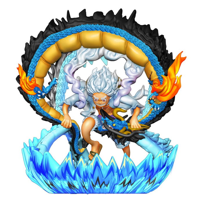 Megahouse One Piece Petitrama Estatua PVC Logbox Re Birth Gear Fifth Special Set Megahouse One Piece Petitrama Estatua PVC Logbox Re Birth Gear Fifth Special Set