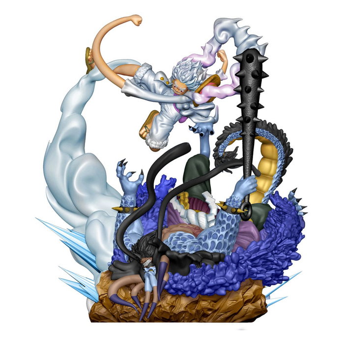 Megahouse One Piece Petitrama Estatua PVC Logbox Re Birth Gear Fifth Special Set Megahouse One Piece Petitrama Estatua PVC Logbox Re Birth Gear Fifth Special Set