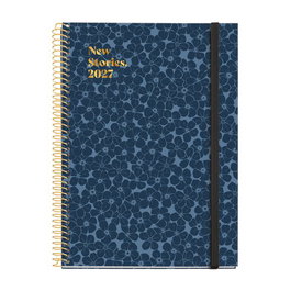 MIQUELRIUS Agenda Anual 2027 Natura Espiral Myosotis