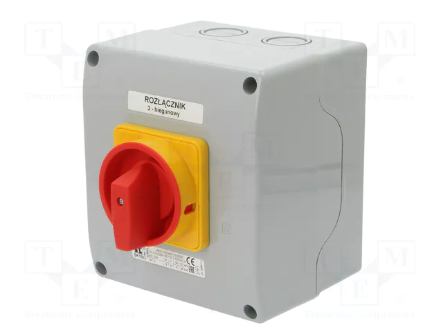 SPAMEL Interruptor de leva 100A 0-1 de 3 polos SPAMEL Interruptor de leva 100A 0-1 de 3 polos