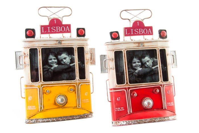 DKD Home Decor Vehículo Decoración Tranvía Vintage Metal 19 x 4 x 26 cm (4 Unidades) DKD Home Decor Vehículo Decoración Tranvía Vintage Metal 19 x 4 x 26 cm (4 Unidades)