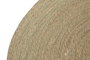 DKD Home Decor Alfombra de Fibra Trenzada Marrón Natural 160x160x0,5 cm