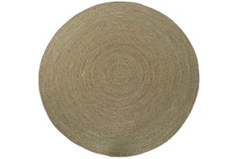 DKD Home Decor Alfombra de Fibra Trenzada Marrón Natural 160x160x0,5 cm
