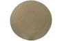 DKD Home Decor Alfombra de Fibra Trenzada Marrón Natural 160x160x0,5 cm