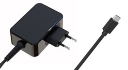 CoreParts Adaptador de Corriente USB-C 65W, 5V-20V, Enchufe EU