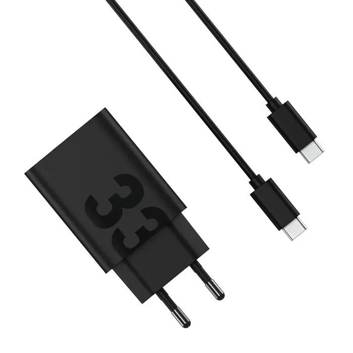 Motorola TurboPower 33 Cargador de Red 33W con Cable USB-C a USB-C Carga Rápida