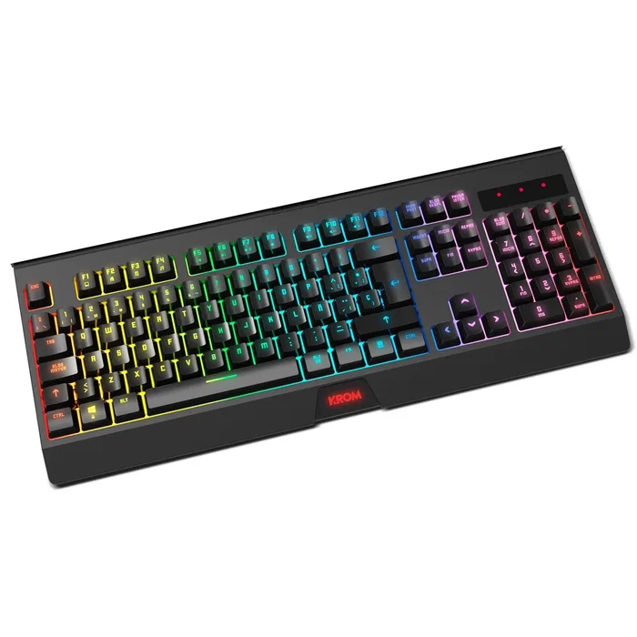 Krom Kabala Pack Gaming Inalámbrico con Teclado RGB y Ratón 4800 DPI Negro Krom Kabala Pack Gaming Inalámbrico con Teclado RGB y Ratón 4800 DPI Negro