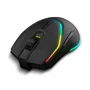Krom Kabala Pack Gaming Inalámbrico con Teclado RGB y Ratón 4800 DPI Negro