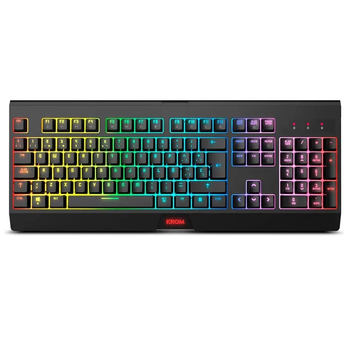 Krom Kabala Pack Gaming Inalámbrico con Teclado RGB y Ratón 4800 DPI Negro Krom Kabala Pack Gaming Inalámbrico con Teclado RGB y Ratón 4800 DPI Negro
