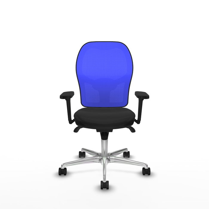 PIQUERAS Y CRESPO Silla de oficina Jorquera con mecanismo Sincro, Azul y Negro PIQUERAS Y CRESPO Silla de oficina Jorquera con mecanismo Sincro, Azul y Negro