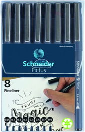 Rotulador Calibrado Schneider Pictus Surtido Estuche De 8
