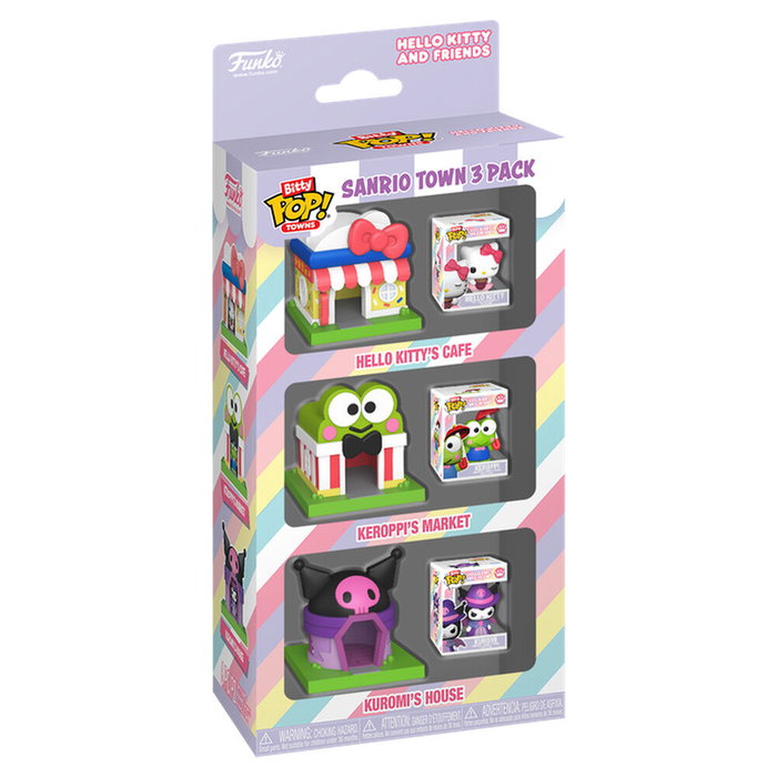 FUNKO Blister 3 Bitty Pop! Towns Hello Kitty and Friends FUNKO Blister 3 Bitty Pop! Towns Hello Kitty and Friends