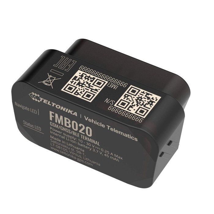 Teltonika FMB020 GPS tracker/finder OBD Plug & Play