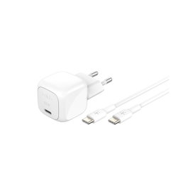 Belkin Cargador de Pared Boost Charge USB-C 30 W con Cable USB-C a USB-C Blanco
